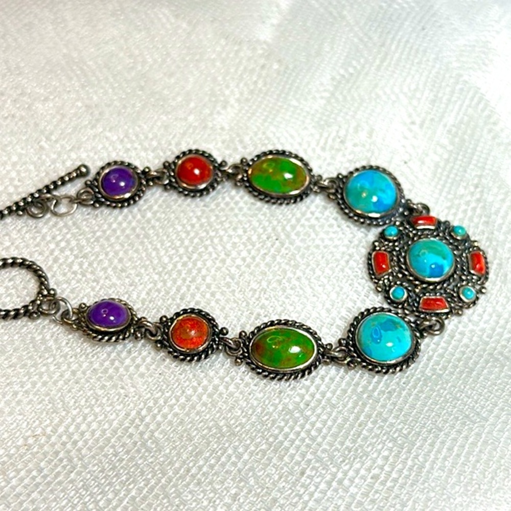 Sterling Silver bracelet 925 NK Thailand - Picture 7 of 8